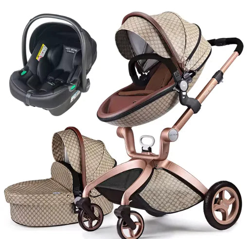 Baby Luxury Fold Convertible Stroller 3